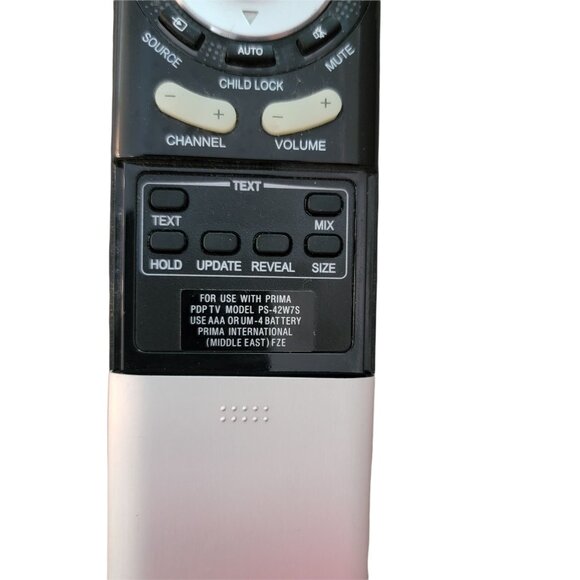 Genuine Prima PDP TV Remote Control H0F07D040GPD8 for PS-42W7S Tested and Works - Picture 3 of 4